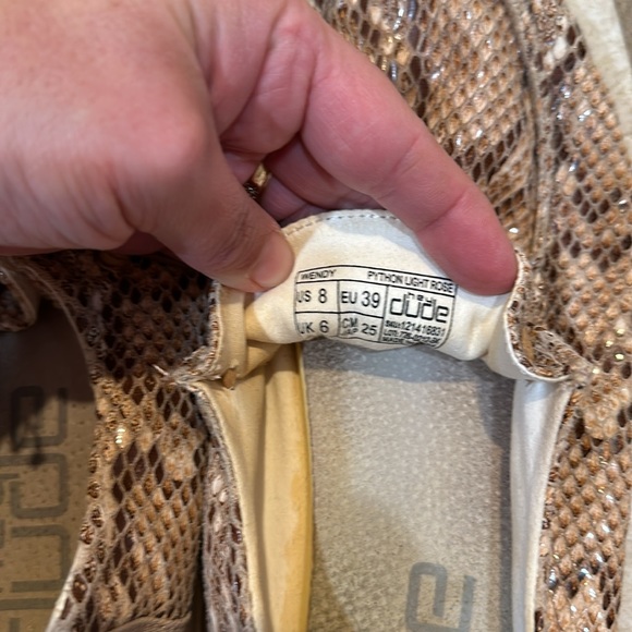 Hey Dude Wendy Python Snake Light Rose Slip On Casual Shoes 8 - Picture 3 of 8